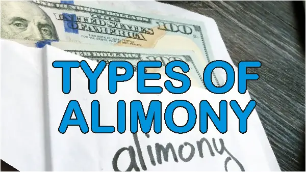 types of alimony