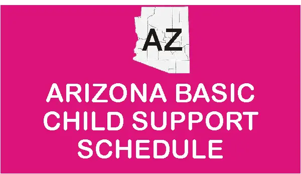 Schedule of Basic Support Obligations in Arizona