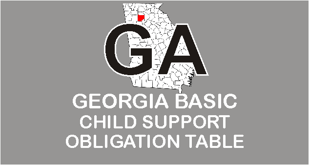 Georgia Basic Child Support Obligation Table (BCSO) 2024